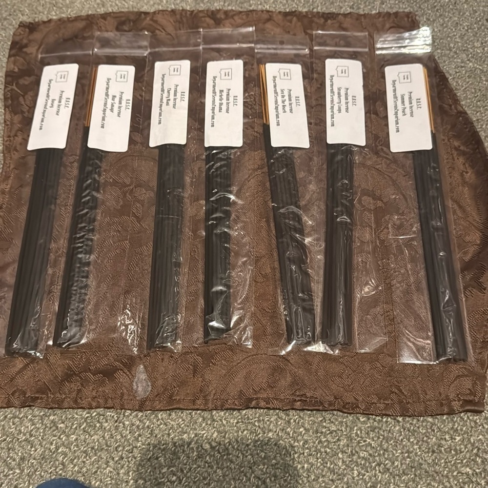 Assorted Hand Dipped Slow Burning  Fragrance Incense Sticks Male Female Unisex